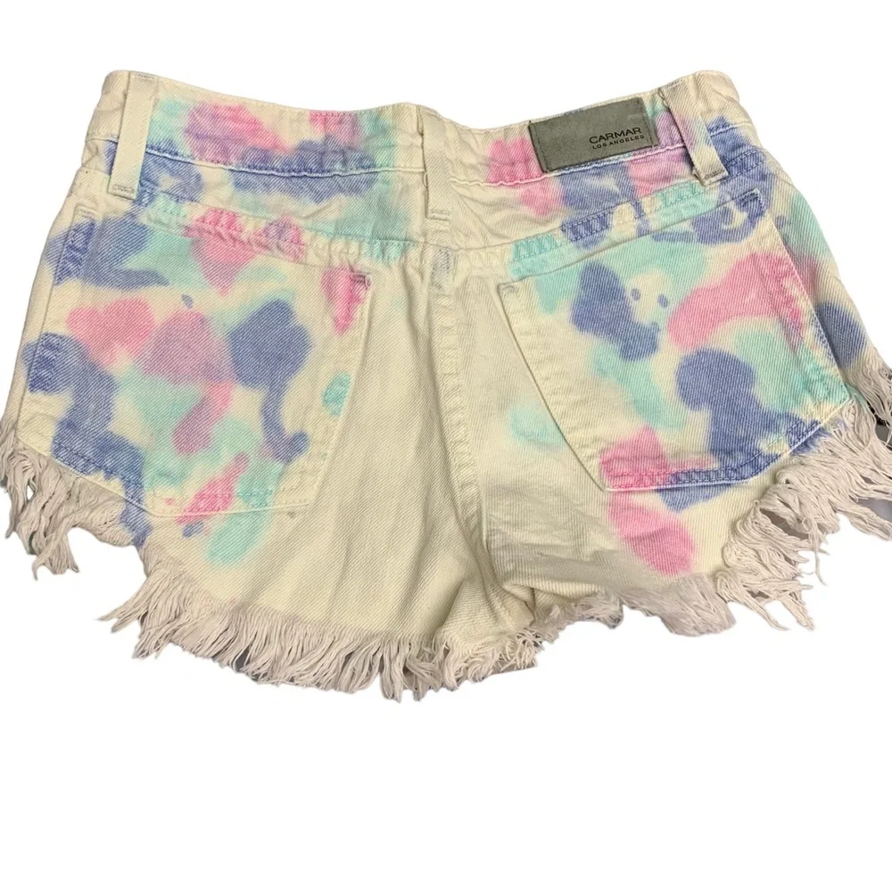 Carmar Tie Dye Cut Off Shorts